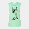 Bella + Canvas - Women's Flowy Scoop Muscle Tank - 8803 Thumbnail