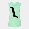 Bella + Canvas - Women's Flowy Scoop Muscle Tank - 8803 Thumbnail