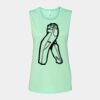 Bella + Canvas - Women's Flowy Scoop Muscle Tank - 8803 Thumbnail