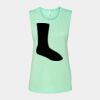 Bella + Canvas - Women's Flowy Scoop Muscle Tank - 8803 Thumbnail