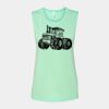 Bella + Canvas - Women's Flowy Scoop Muscle Tank - 8803 Thumbnail