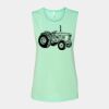 Bella + Canvas - Women's Flowy Scoop Muscle Tank - 8803 Thumbnail