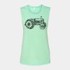 Bella + Canvas - Women's Flowy Scoop Muscle Tank - 8803 Thumbnail