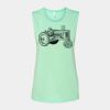 Bella + Canvas - Women's Flowy Scoop Muscle Tank - 8803 Thumbnail