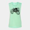 Bella + Canvas - Women's Flowy Scoop Muscle Tank - 8803 Thumbnail