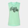Bella + Canvas - Women's Flowy Scoop Muscle Tank - 8803 Thumbnail