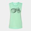 Bella + Canvas - Women's Flowy Scoop Muscle Tank - 8803 Thumbnail