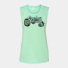 Bella + Canvas - Women's Flowy Scoop Muscle Tank - 8803 Thumbnail