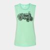 Bella + Canvas - Women's Flowy Scoop Muscle Tank - 8803 Thumbnail