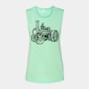 Bella + Canvas - Women's Flowy Scoop Muscle Tank - 8803 Thumbnail