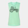 Bella + Canvas - Women's Flowy Scoop Muscle Tank - 8803 Thumbnail