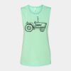 Bella + Canvas - Women's Flowy Scoop Muscle Tank - 8803 Thumbnail