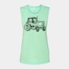 Bella + Canvas - Women's Flowy Scoop Muscle Tank - 8803 Thumbnail