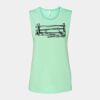 Bella + Canvas - Women's Flowy Scoop Muscle Tank - 8803 Thumbnail