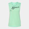 Bella + Canvas - Women's Flowy Scoop Muscle Tank - 8803 Thumbnail