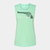 Bella + Canvas - Women's Flowy Scoop Muscle Tank - 8803 Thumbnail
