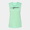 Bella + Canvas - Women's Flowy Scoop Muscle Tank - 8803 Thumbnail