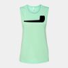 Bella + Canvas - Women's Flowy Scoop Muscle Tank - 8803 Thumbnail