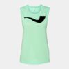 Bella + Canvas - Women's Flowy Scoop Muscle Tank - 8803 Thumbnail