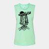 Bella + Canvas - Women's Flowy Scoop Muscle Tank - 8803 Thumbnail
