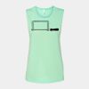 Bella + Canvas - Women's Flowy Scoop Muscle Tank - 8803 Thumbnail