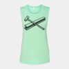 Bella + Canvas - Women's Flowy Scoop Muscle Tank - 8803 Thumbnail