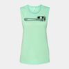 Bella + Canvas - Women's Flowy Scoop Muscle Tank - 8803 Thumbnail