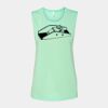 Bella + Canvas - Women's Flowy Scoop Muscle Tank - 8803 Thumbnail