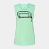 Bella + Canvas - Women's Flowy Scoop Muscle Tank - 8803 Thumbnail