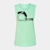 Bella + Canvas - Women's Flowy Scoop Muscle Tank - 8803 Thumbnail