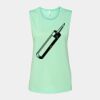 Bella + Canvas - Women's Flowy Scoop Muscle Tank - 8803 Thumbnail