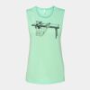 Bella + Canvas - Women's Flowy Scoop Muscle Tank - 8803 Thumbnail