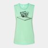 Bella + Canvas - Women's Flowy Scoop Muscle Tank - 8803 Thumbnail