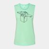 Bella + Canvas - Women's Flowy Scoop Muscle Tank - 8803 Thumbnail