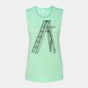 Bella + Canvas - Women's Flowy Scoop Muscle Tank - 8803 Thumbnail