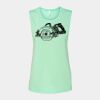 Bella + Canvas - Women's Flowy Scoop Muscle Tank - 8803 Thumbnail