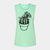 Bella + Canvas - Women's Flowy Scoop Muscle Tank - 8803 Thumbnail