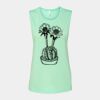 Bella + Canvas - Women's Flowy Scoop Muscle Tank - 8803 Thumbnail