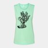 Bella + Canvas - Women's Flowy Scoop Muscle Tank - 8803 Thumbnail
