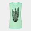 Bella + Canvas - Women's Flowy Scoop Muscle Tank - 8803 Thumbnail