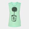 Bella + Canvas - Women's Flowy Scoop Muscle Tank - 8803 Thumbnail