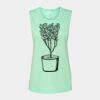 Bella + Canvas - Women's Flowy Scoop Muscle Tank - 8803 Thumbnail