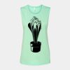 Bella + Canvas - Women's Flowy Scoop Muscle Tank - 8803 Thumbnail