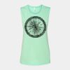 Bella + Canvas - Women's Flowy Scoop Muscle Tank - 8803 Thumbnail