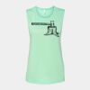 Bella + Canvas - Women's Flowy Scoop Muscle Tank - 8803 Thumbnail
