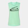 Bella + Canvas - Women's Flowy Scoop Muscle Tank - 8803 Thumbnail