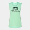 Bella + Canvas - Women's Flowy Scoop Muscle Tank - 8803 Thumbnail