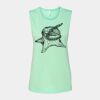 Bella + Canvas - Women's Flowy Scoop Muscle Tank - 8803 Thumbnail