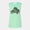 Bella + Canvas - Women's Flowy Scoop Muscle Tank - 8803 Thumbnail