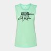 Bella + Canvas - Women's Flowy Scoop Muscle Tank - 8803 Thumbnail